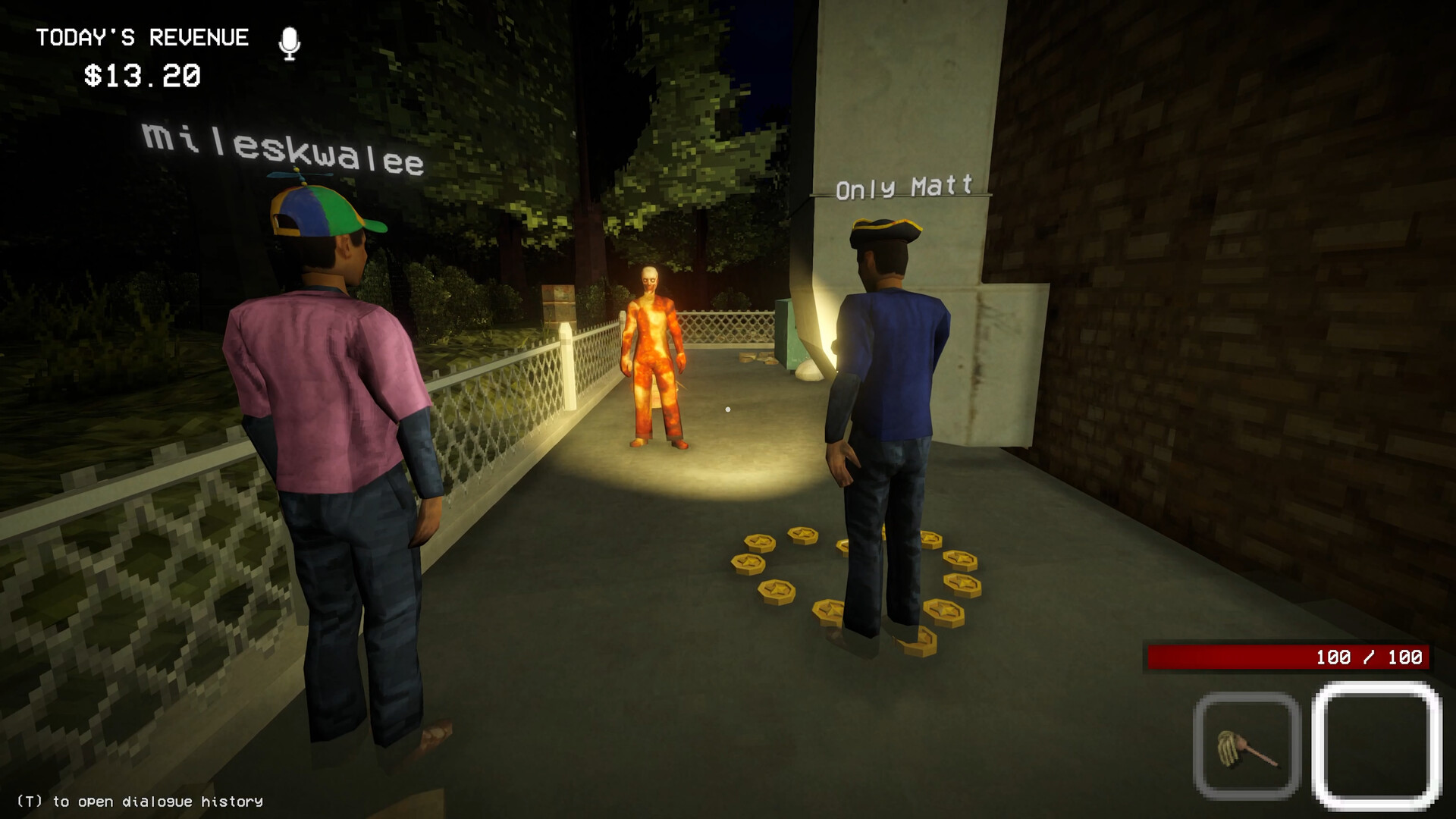 Shift At Midnight - three players cooperating in co-op